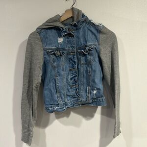 Hollister Women’s Size Small distressed denim jacket